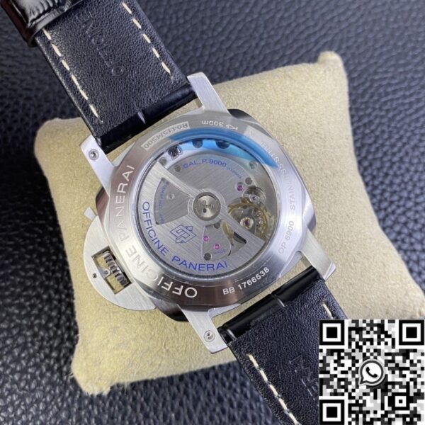 Panerai Luminor Replica Watch PAM312 Black Leather Strap
