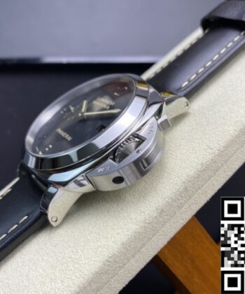 Panerai Luminor Knock Off PAM359 Black Leather Strap 44mm