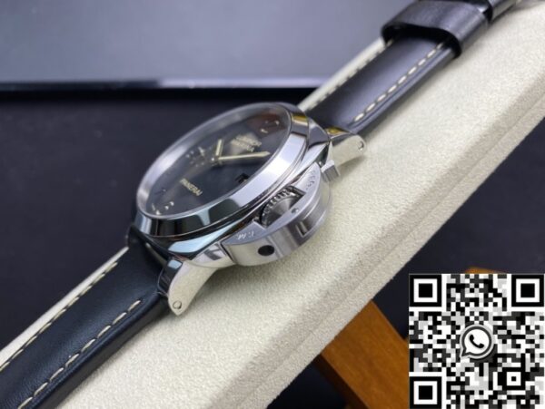 Panerai Luminor Knock Off PAM359 Black Leather Strap 44mm