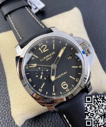 Fake Panerai Luminor GMT PAM531 Black Dial Size 44mm Watch