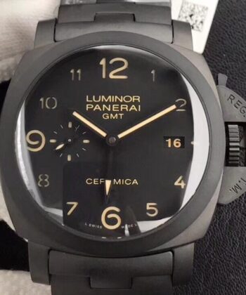 Panerai Luminor 44MM GMT PAM438 Black Ceramic VS Factory
