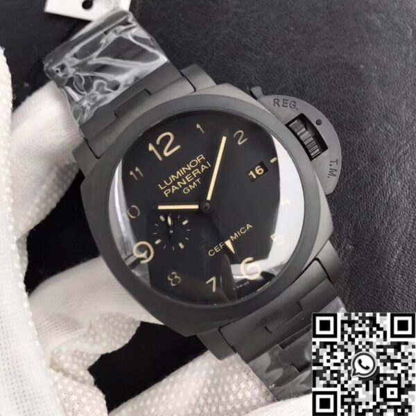 Panerai Luminor 44MM GMT PAM438 Black Ceramic VS Factory