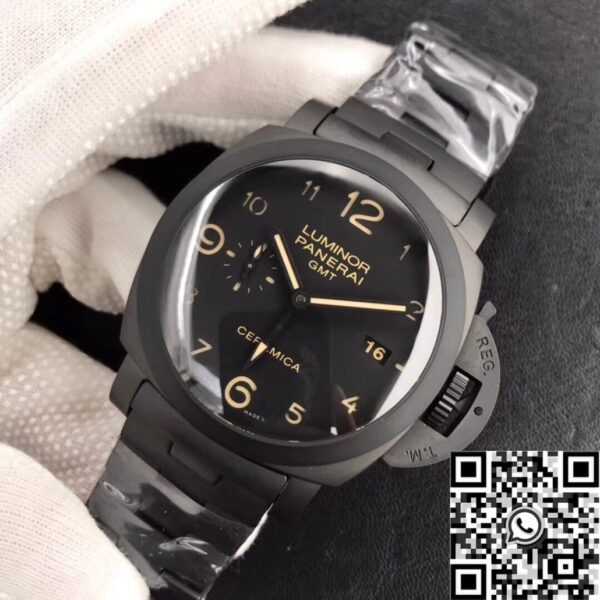 Panerai Luminor 44MM GMT PAM438 Black Ceramic VS Factory