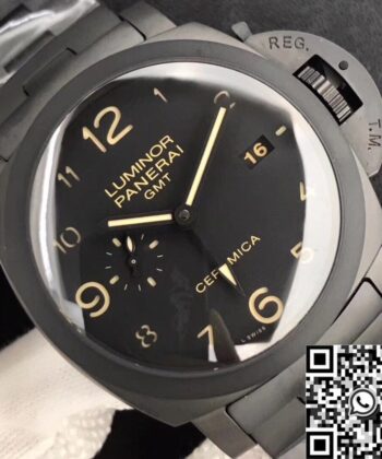 Panerai Luminor 44MM GMT PAM438 Black Ceramic VS Factory
