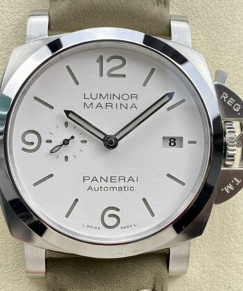 Panerai Luminor Fake Watch PAM01314 White Dial Size 44mm