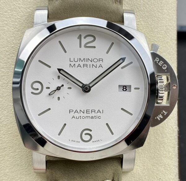 Panerai Luminor Fake Watch PAM01314 White Dial Size 44mm