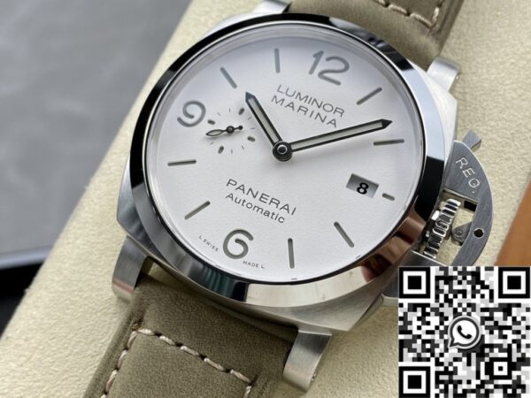 Panerai Luminor Fake Watch PAM01314 White Dial Size 44mm