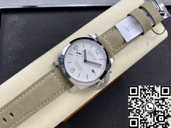 Panerai Luminor Fake Watch PAM01314 White Dial Size 44mm