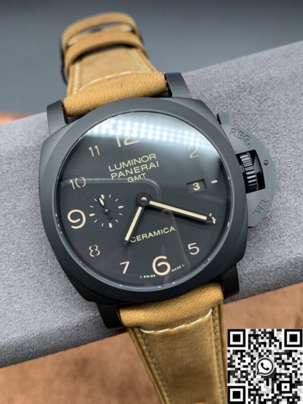 VS Factory Panerai Watch Luminor PAM441 Black Ceramic Case