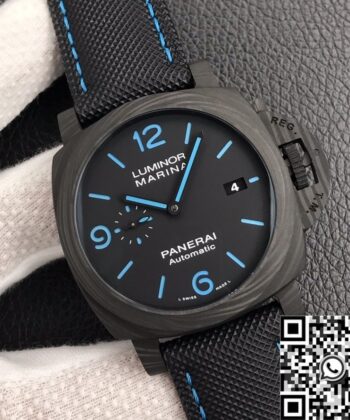 Marina Luminor Panerai​ PAM01661 Carbon Fiber Case Size 44mm