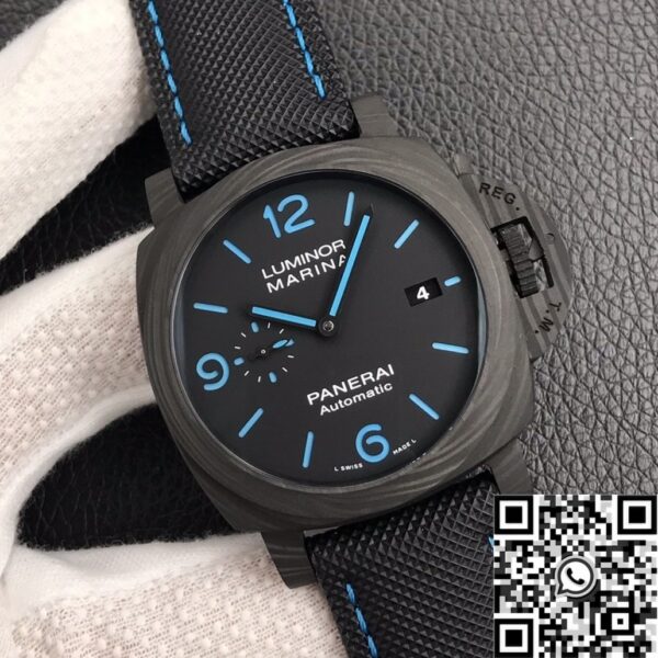 Marina Luminor Panerai​ PAM01661 Carbon Fiber Case Size 44mm