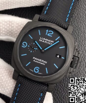 Marina Luminor Panerai​ PAM01661 Carbon Fiber Case Size 44mm