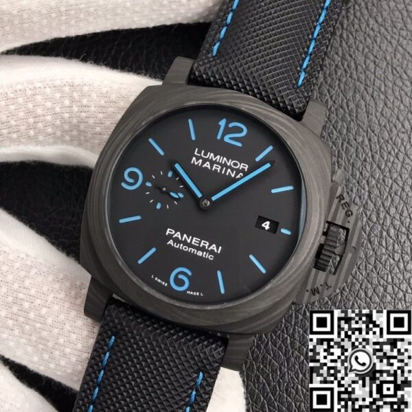 Marina Luminor Panerai​ PAM01661 Carbon Fiber Case Size 44mm