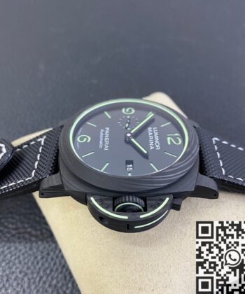 VS Panerai Luminor Replica PAM1118 Carbon Fiber Case 44mm
