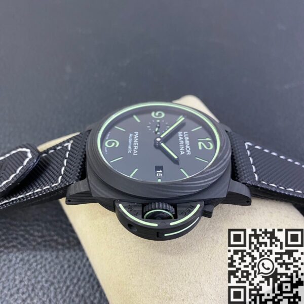 VS Panerai Luminor Replica PAM1118 Carbon Fiber Case 44mm