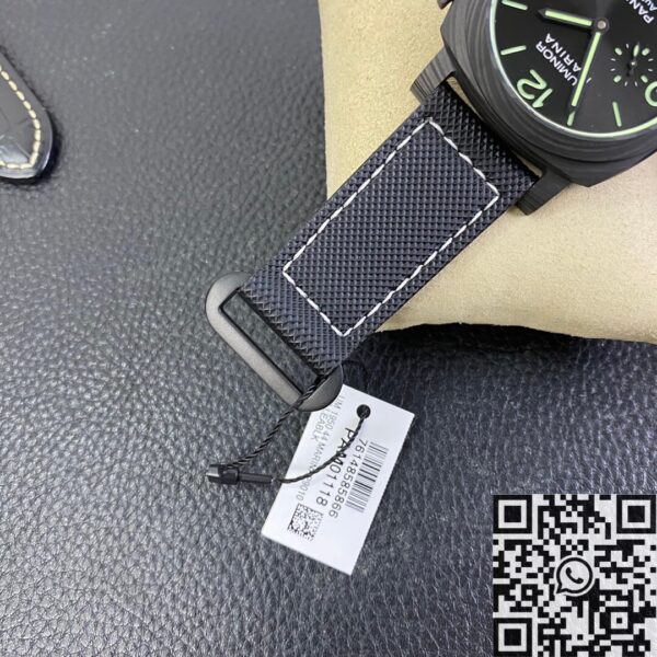 VS Panerai Luminor Replica PAM1118 Carbon Fiber Case 44mm