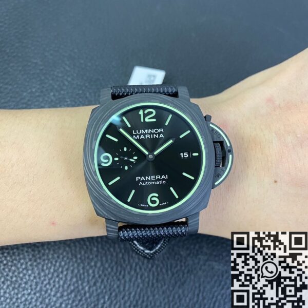 VS Panerai Luminor Replica PAM1118 Carbon Fiber Case 44mm