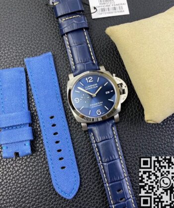 VS Factory Panerai Luminor PAM01313 Blue Dial Watch