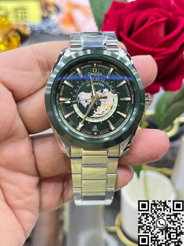 Omega Seamaster Watch 220.30.43.22.10.001 Dark Green Dial