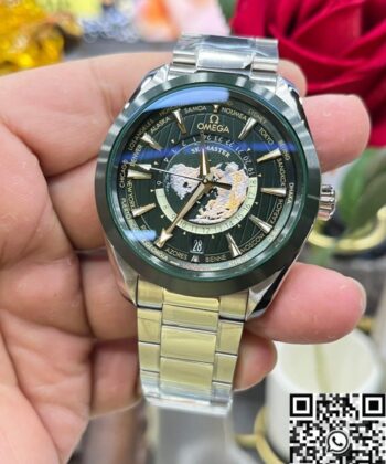Omega Seamaster Watch 220.30.43.22.10.001 Dark Green Dial