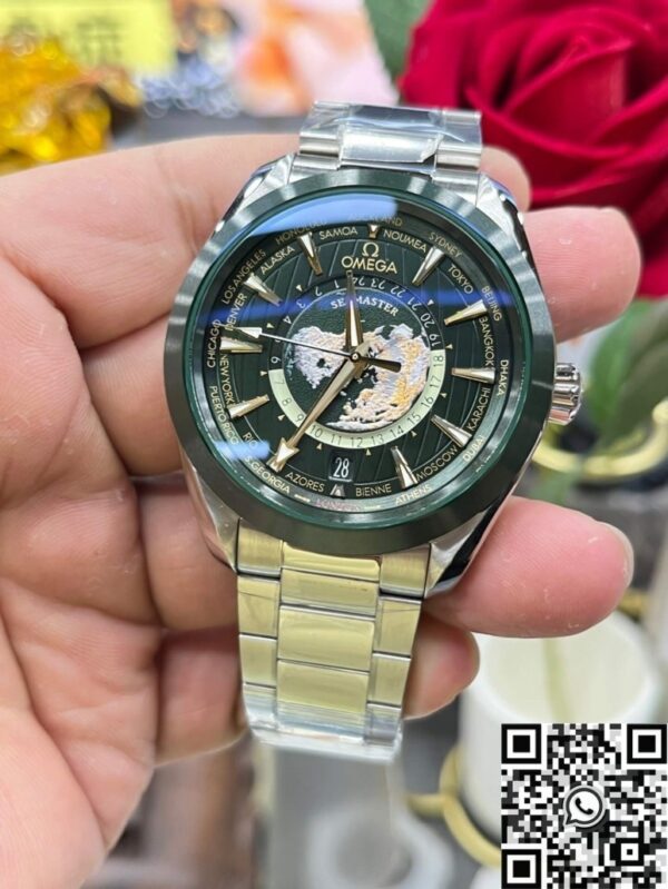 Omega Seamaster Watch 220.30.43.22.10.001 Dark Green Dial