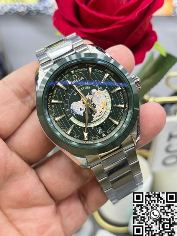 Omega Seamaster Watch 220.30.43.22.10.001 Dark Green Dial