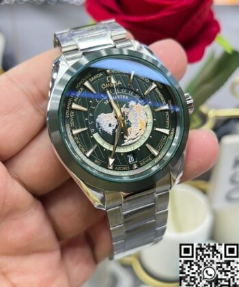 Omega Seamaster Watch 220.30.43.22.10.001 Dark Green Dial