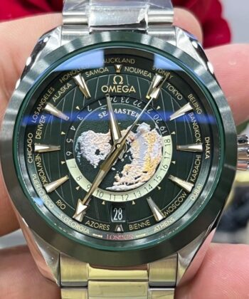Omega Seamaster Watch 220.30.43.22.10.001 Dark Green Dial