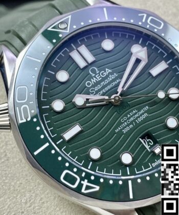 Green Omega Seamaster Diver 300M 210.32.42.20.10.001