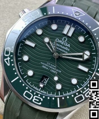 Green Omega Seamaster Diver 300M 210.32.42.20.10.001