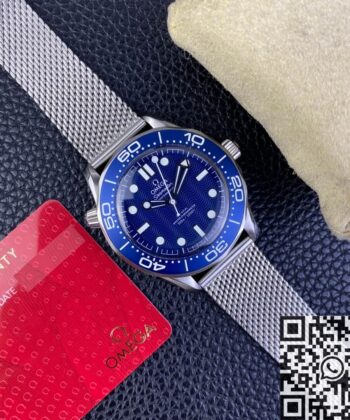 Mens Omega Seamaster Diver 300M 210.30.42.20.03.002 Blue