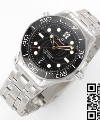 VS Omega Seamaster Diver 300M 210.22.42.20.01.004 Black Dial