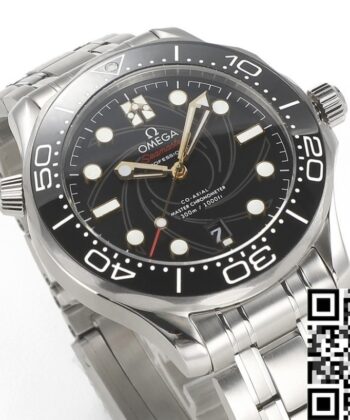 VS Omega Seamaster Diver 300M 210.22.42.20.01.004 Black Dial