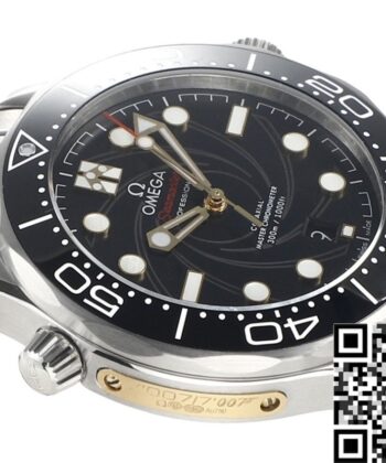 VS Omega Seamaster Diver 300M 210.22.42.20.01.004 Black Dial