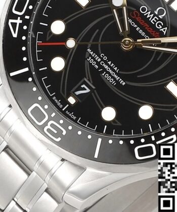 VS Omega Seamaster Diver 300M 210.22.42.20.01.004 Black Dial