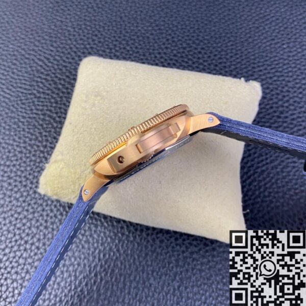 Panerai 42MM Submersible PAM01074 Matt Blue Dial Bronze