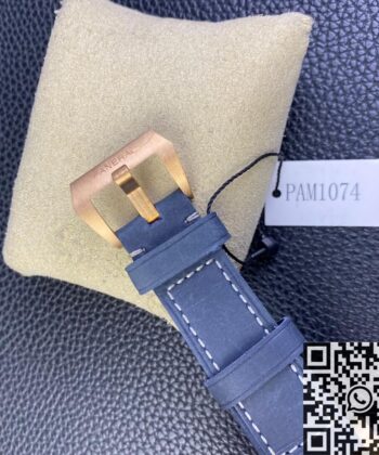 Panerai 42MM Submersible PAM01074 Matt Blue Dial Bronze