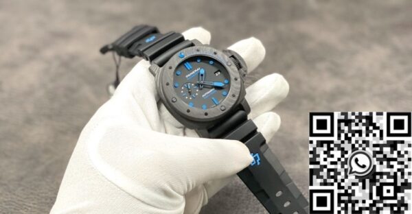Panerai Submersible Replica PAM01616 Black Dial Size 47mm