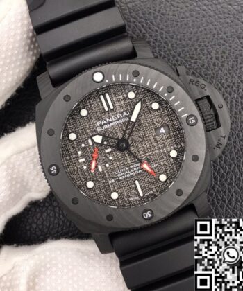 Panerai Submersible Watches GMT PAM01039 Gray Dial 47mm