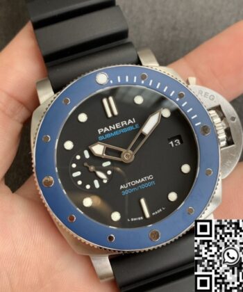 Submersible Fake Watch Panerai PAM01209 Black Dial Size 42mm