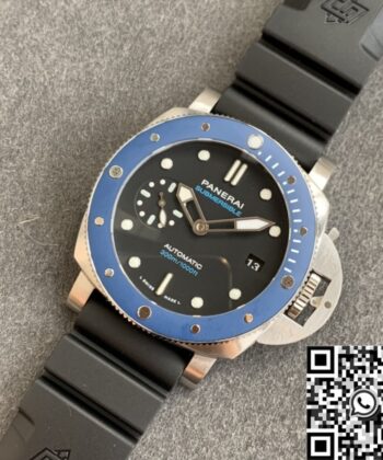 Submersible Fake Watch Panerai PAM01209 Black Dial Size 42mm