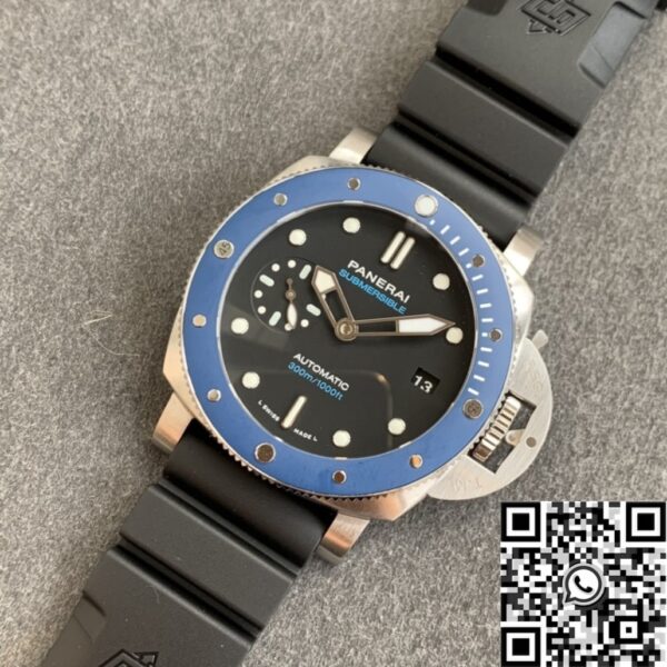 Submersible Fake Watch Panerai PAM01209 Black Dial Size 42mm