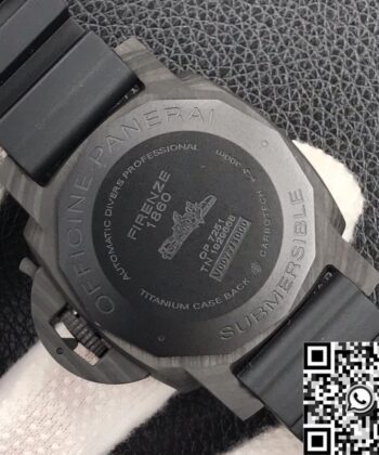 VS Factory Fake Panerai Submersible PAM00960 Carbon Fiber