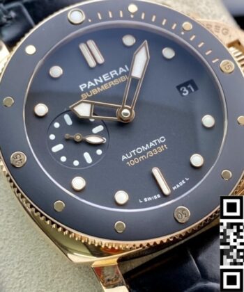VS Fake Panerai Submersible PAM00974 Goldtech™ Red Gold