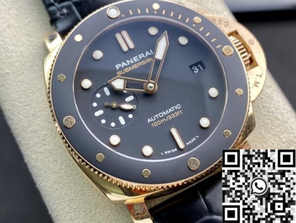 VS Fake Panerai Submersible PAM00974 Goldtech™ Red Gold