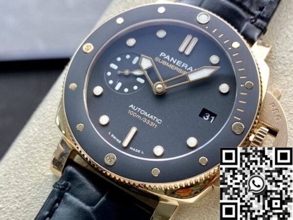 VS Fake Panerai Submersible PAM00974 Goldtech™ Red Gold