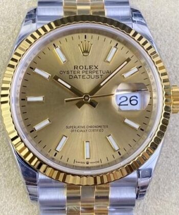 Rolex Datejust 36 M126233-0015 Champagne Dial VS Factory