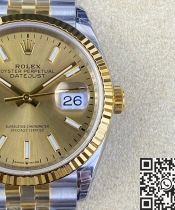 Rolex Datejust 36 M126233-0015 Champagne Dial VS Factory