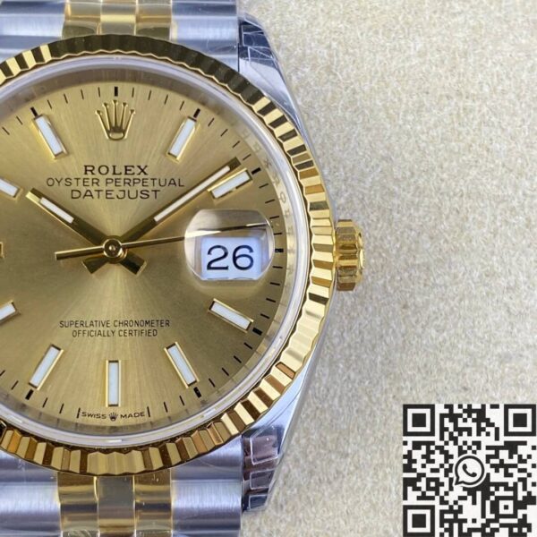 Rolex Datejust 36 M126233-0015 Champagne Dial VS Factory