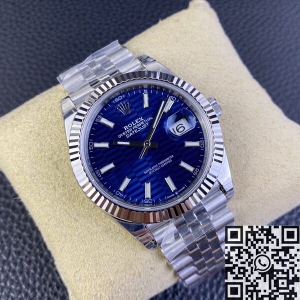 Rolex Datejust 41MM Watch M126334-0032 Bright Blue Dial